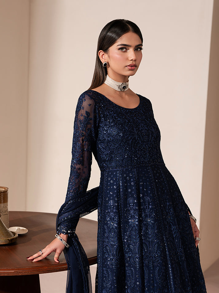 Gulaal | Ayla Luxury Chiffon | Aina - Formal Dress - available at Maria Faisal in UK and USA.