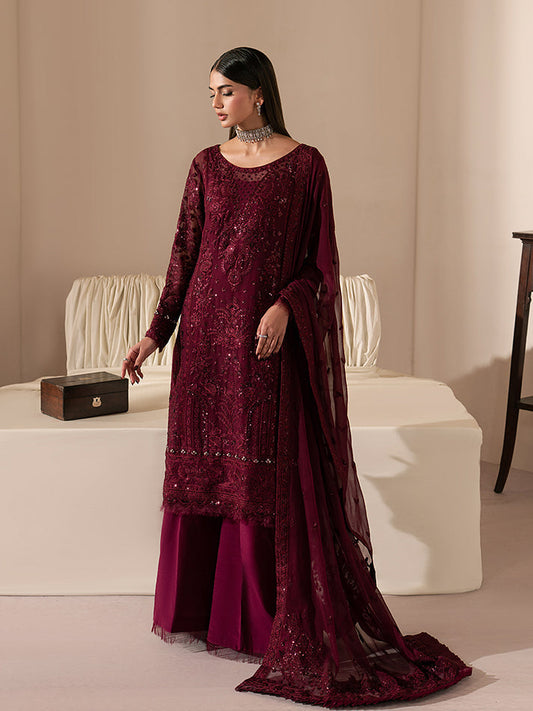 Gulaal | Ayla Luxury Chiffon | Etta - Formal Dress - available at Maria Faisal in UK and USA.