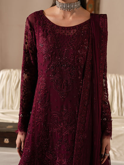 Gulaal | Ayla Luxury Chiffon | Etta - Formal Dress - available at Maria Faisal in UK and USA.