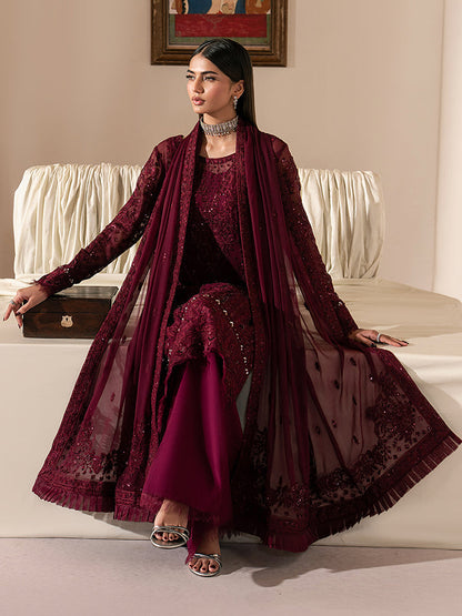 Gulaal | Ayla Luxury Chiffon | Etta - Formal Dress - available at Maria Faisal in UK and USA.