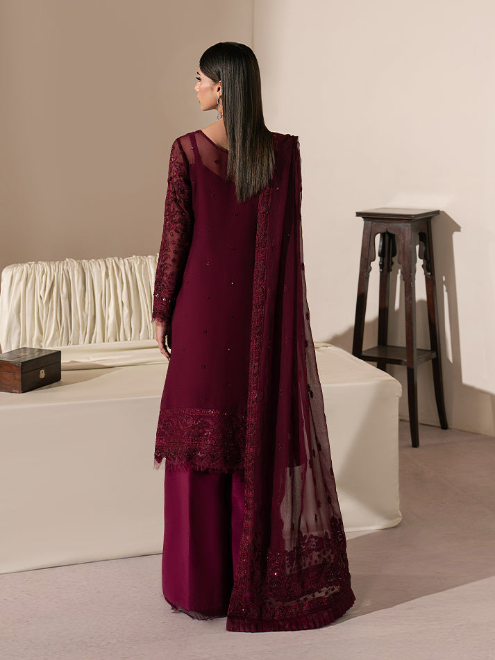 Gulaal | Ayla Luxury Chiffon | Etta - Formal Dress - available at Maria Faisal in UK and USA.