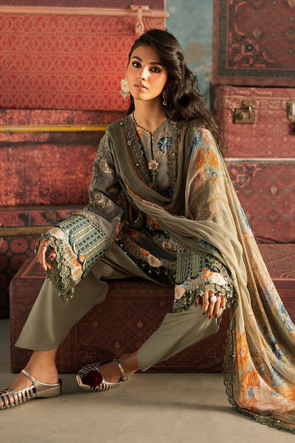 Maria B | M Prints Winter Fall 2026 | MPT-3103-A - Luxury Dress - available at Maria Faisal in UK and USA.