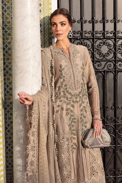Maria B | Luxury Lawn 25 | D-2503-A by Maria Faisal - Registered Vendor of : Maria B - type : Ladies Clothes - 100% original wedding dresses