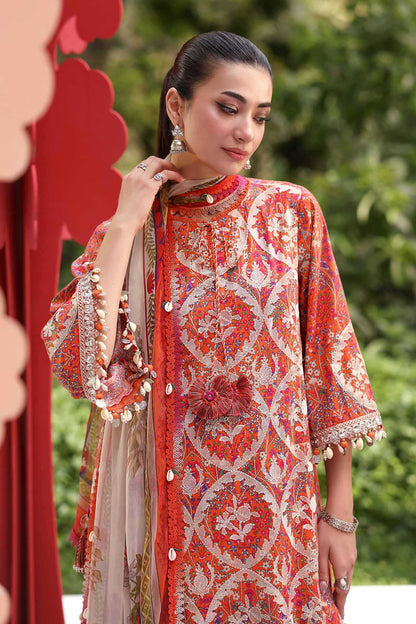 Maria B | M Prints 26 | MPT-3003-A - Luxury Dress - available at Maria Faisal in UK and USA.
