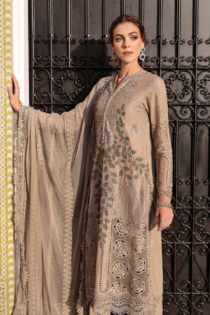 Maria B | Luxury Lawn 25 | D-2503-A by Maria Faisal - Registered Vendor of : Maria B - type : Ladies Clothes - 100% original wedding dresses