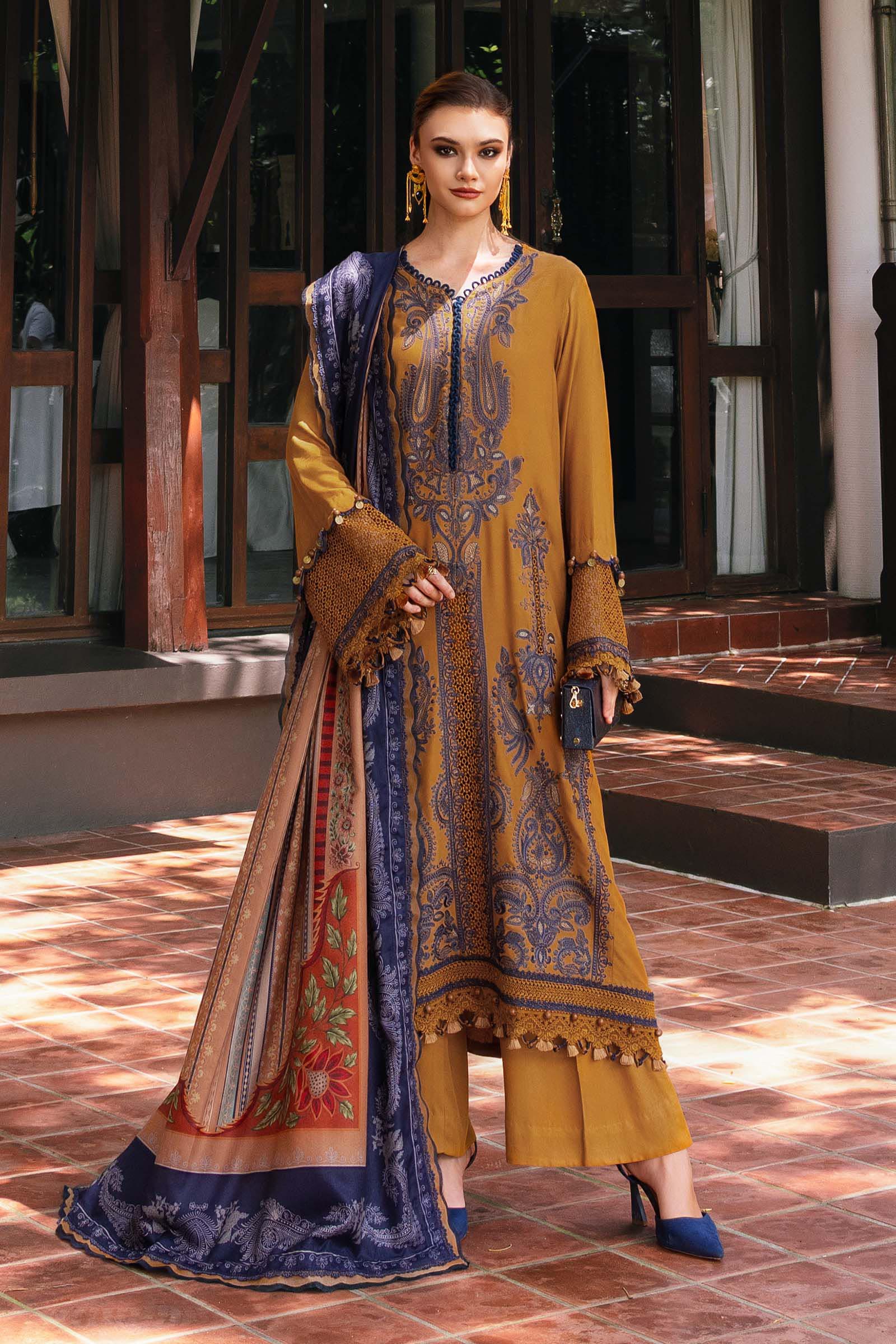 MPT-2803-A – authentic Pakistani dress from the M Prints Winter 25 collection for women in the UK
