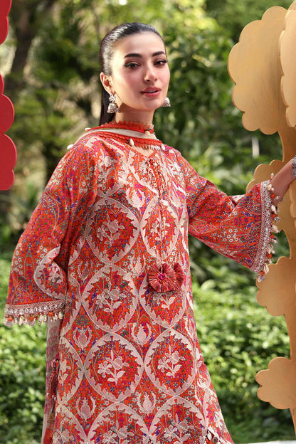 Maria B | M Prints 26 | MPT-3003-A - Luxury Dress - available at Maria Faisal in UK and USA.