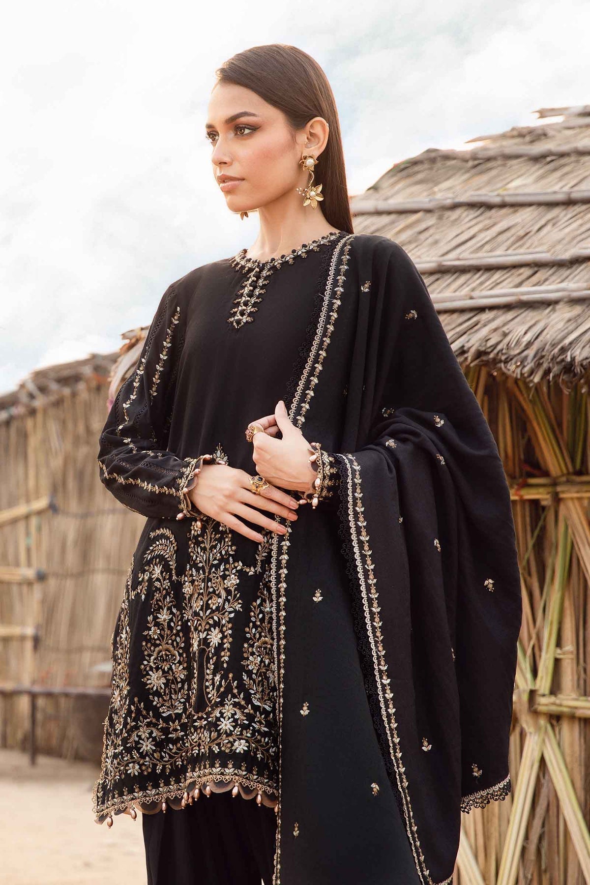 Maria B | M Prints Winter 24 | MPT-2403-B - Ladies Clothes - Maria Faisal