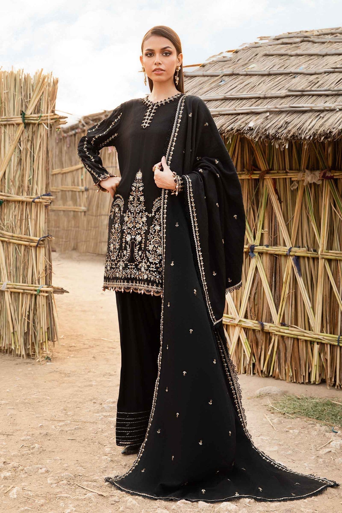 Maria B | M Prints Winter 24 | MPT-2403-B - Ladies Clothes - Maria Faisal