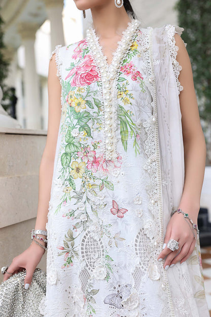 Maria B | Luxury Lawn 26 | EL-26-03 - Luxury Dress - available at Maria Faisal in UK and USA.