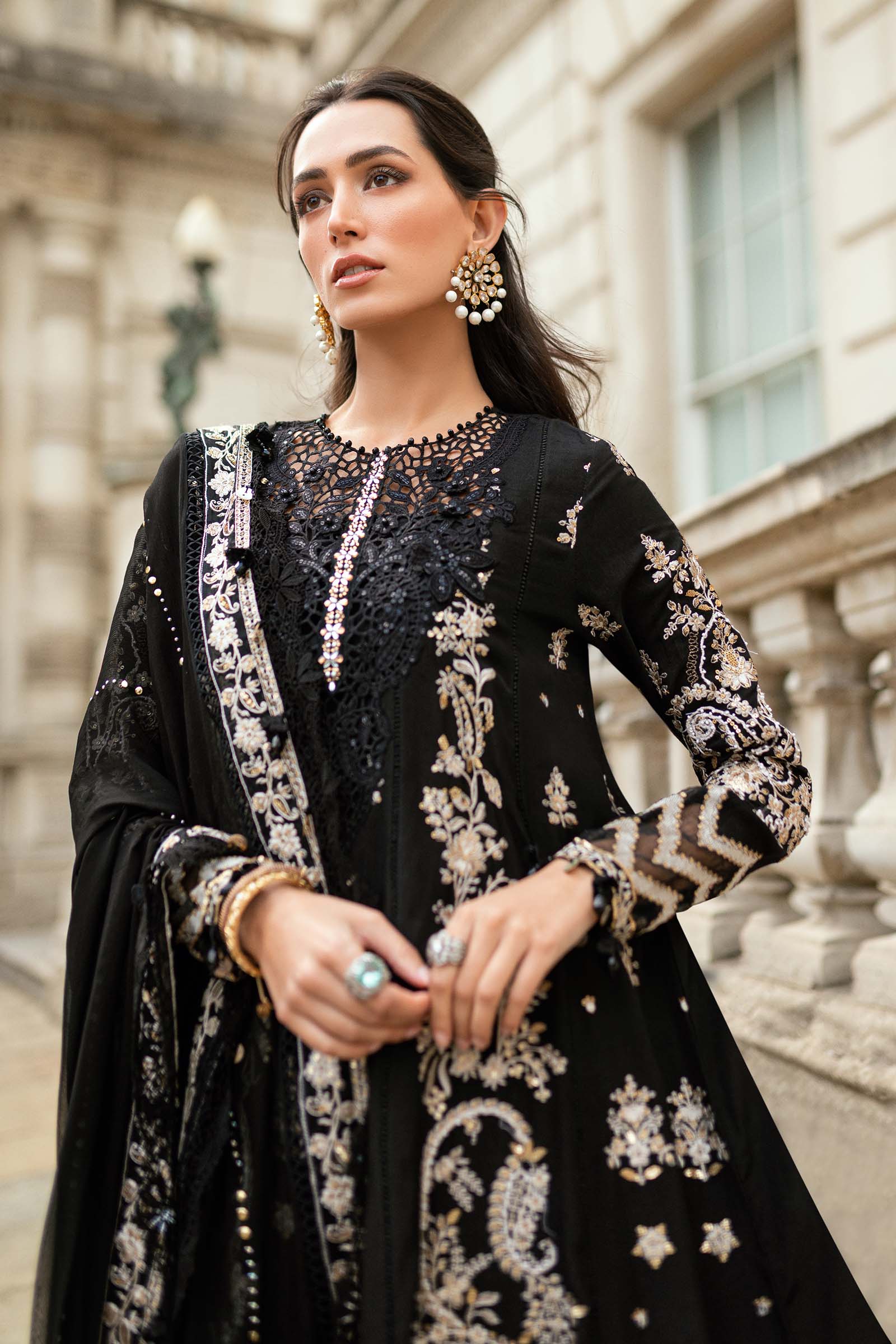 Maria B | Soiree Formals 25 | WF-09-03 - Formal Dress - available at Maria Faisal in UK and USA.
