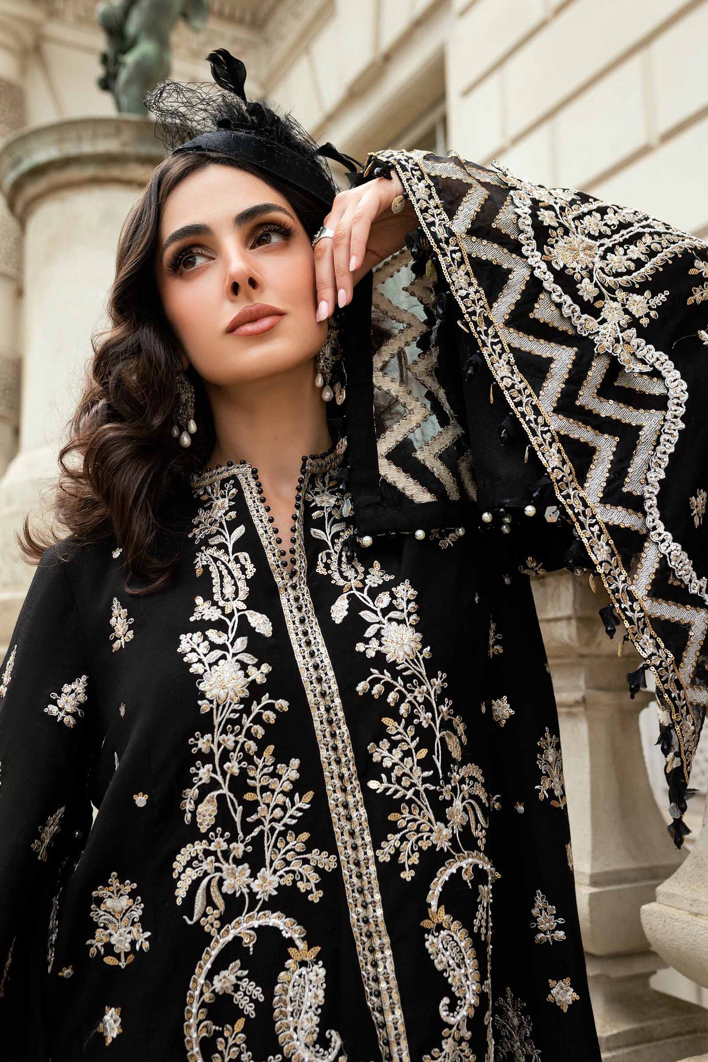 Maria B | Soiree Formals 25 | WF-09-03 - Formal Dress - available at Maria Faisal in UK and USA.