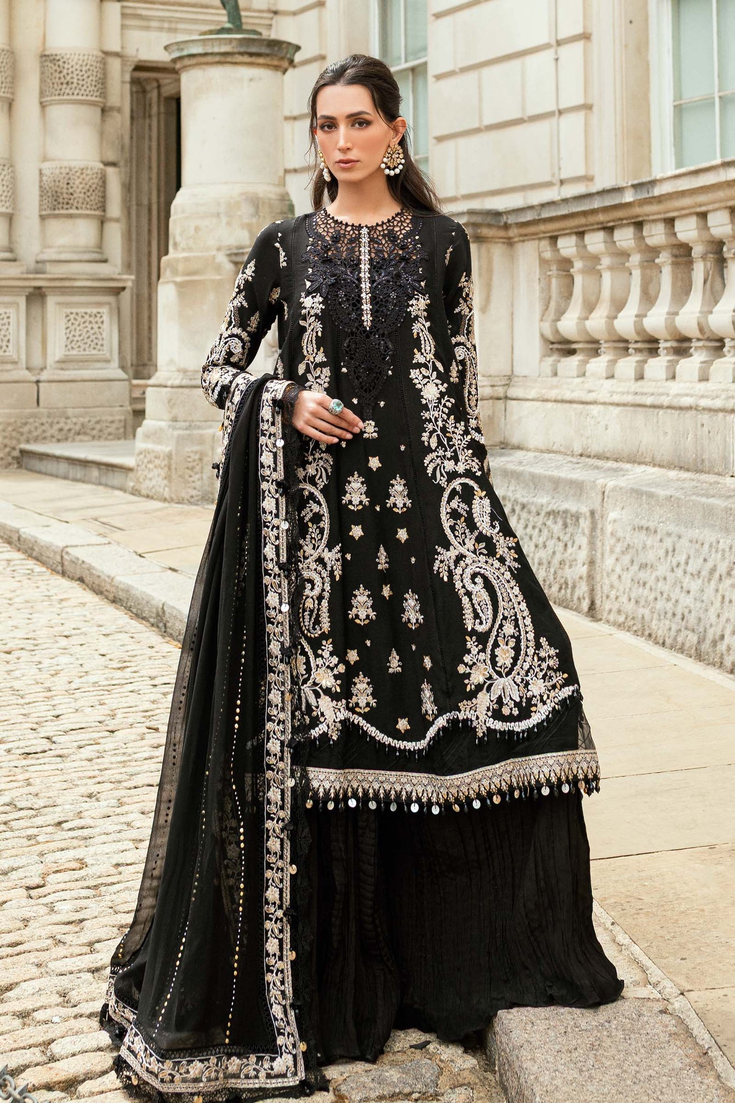 Maria B | Soiree Formals 25 | WF-09-03 - Formal Dress - available at Maria Faisal in UK and USA.
