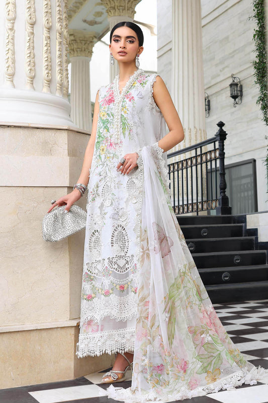 Maria B | Luxury Lawn 26 | EL-26-03 - Luxury Dress - available at Maria Faisal in UK and USA.