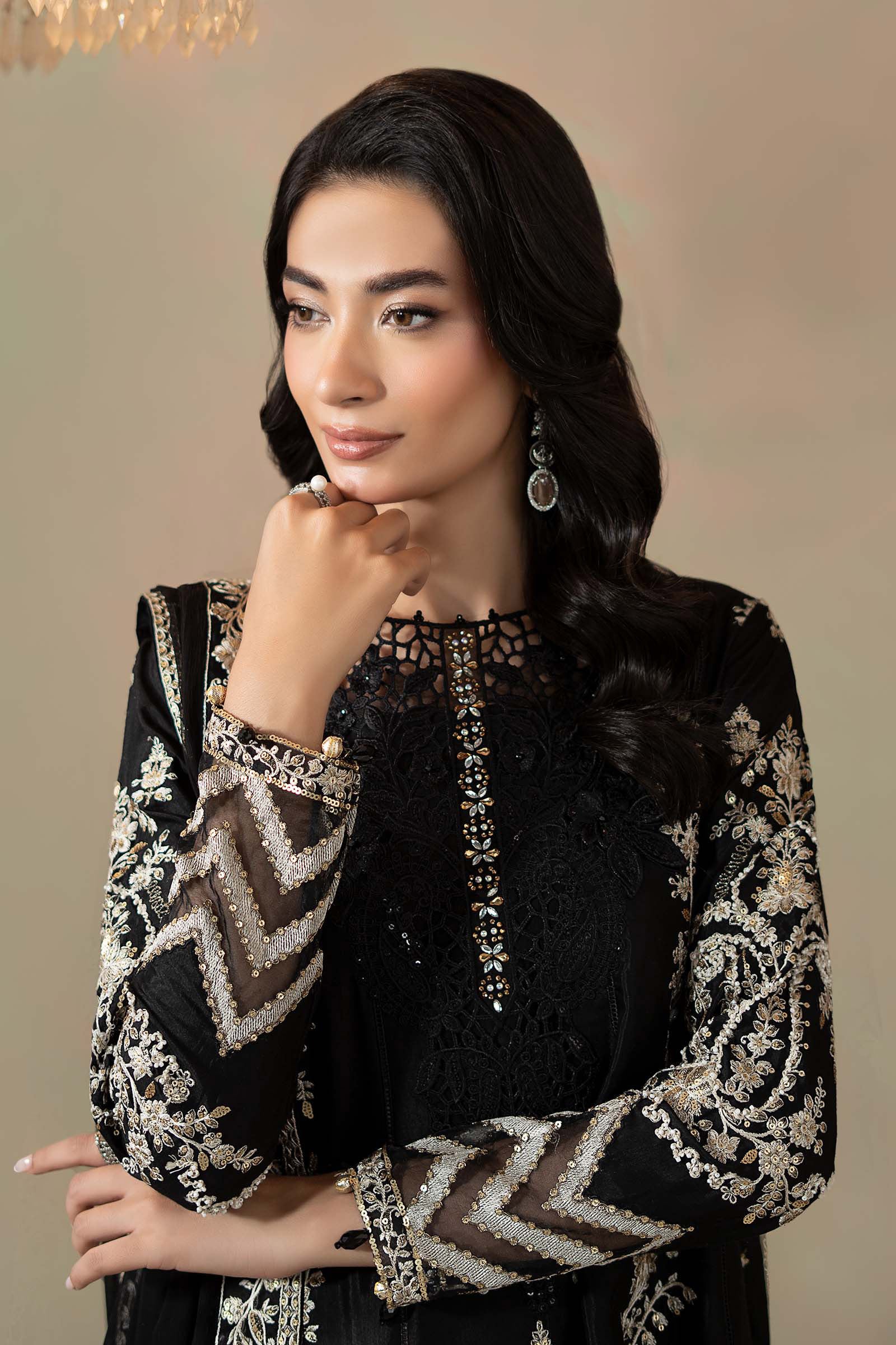 Maria B | Soiree Formals | WFS-09-03 - Formal Dress - available at Maria Faisal in UK and USA.