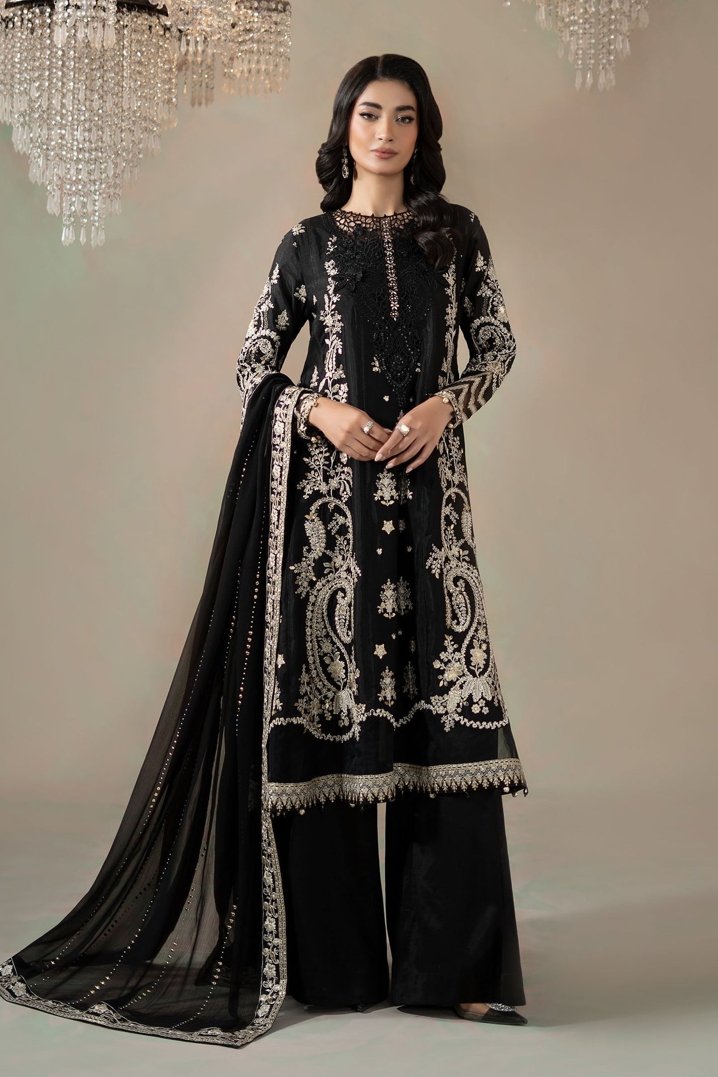 Maria B | Soiree Formals | WFS-09-03 - Formal Dress - available at Maria Faisal in UK and USA.