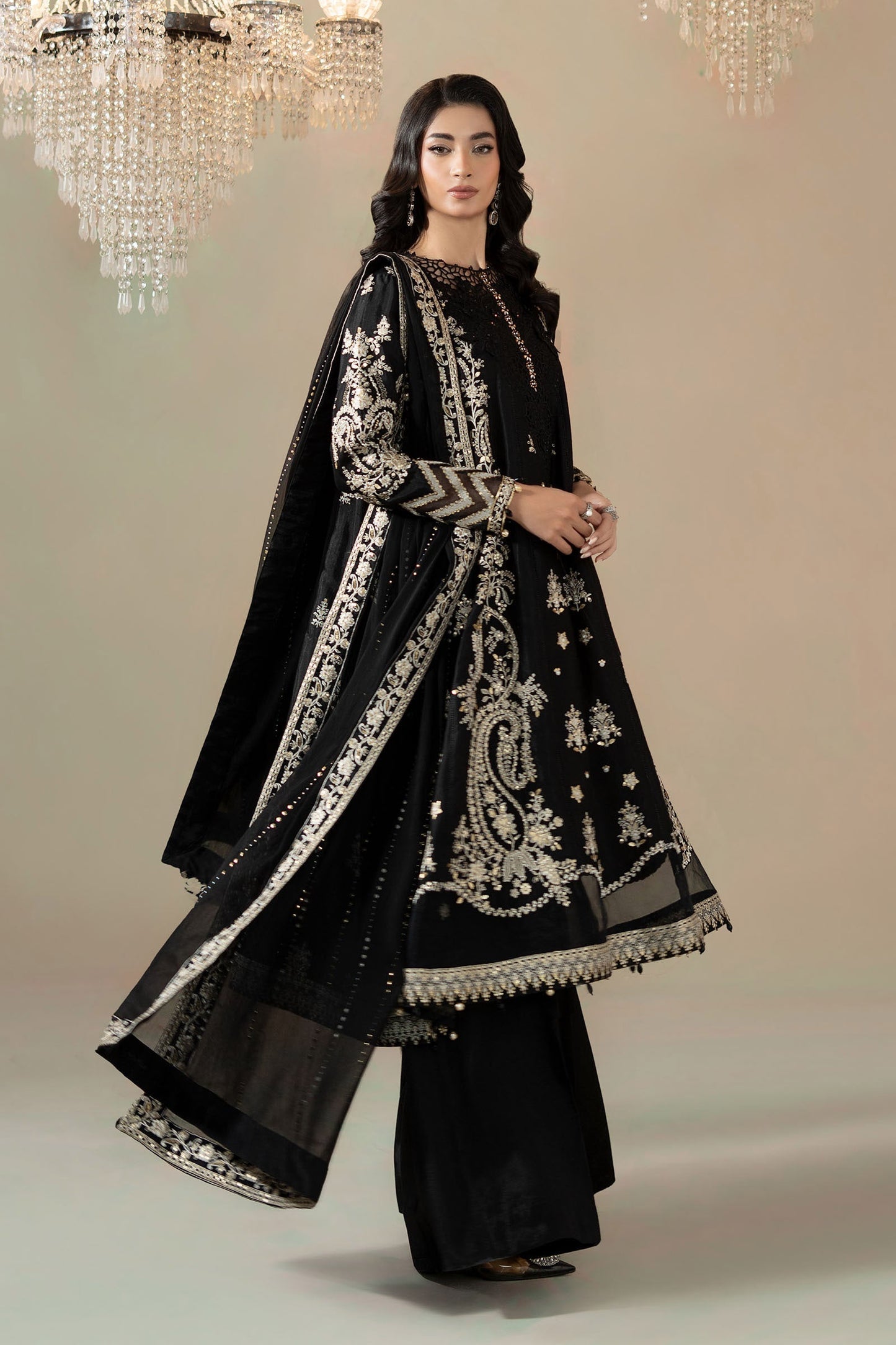 Maria B | Soiree Formals | WFS-09-03 - Formal Dress - available at Maria Faisal in UK and USA.