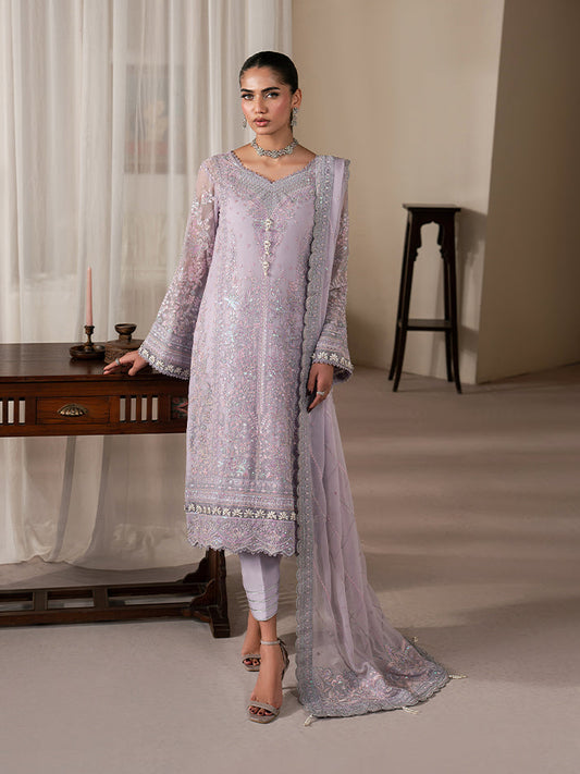Gulaal | Ayla Luxury Chiffon | Elia - Formal Dress - available at Maria Faisal in UK and USA.