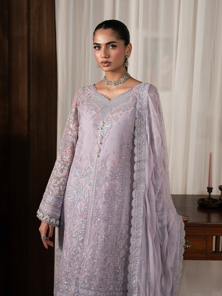 Gulaal | Ayla Luxury Chiffon | Elia - Formal Dress - available at Maria Faisal in UK and USA.