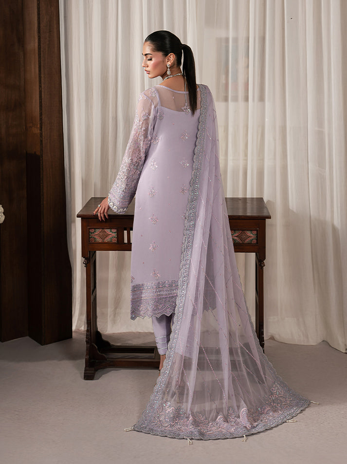 Gulaal | Ayla Luxury Chiffon | Elia - Formal Dress - available at Maria Faisal in UK and USA.