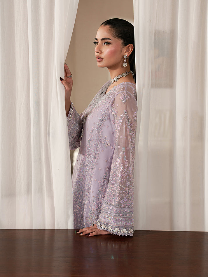 Gulaal | Ayla Luxury Chiffon | Elia - Formal Dress - available at Maria Faisal in UK and USA.