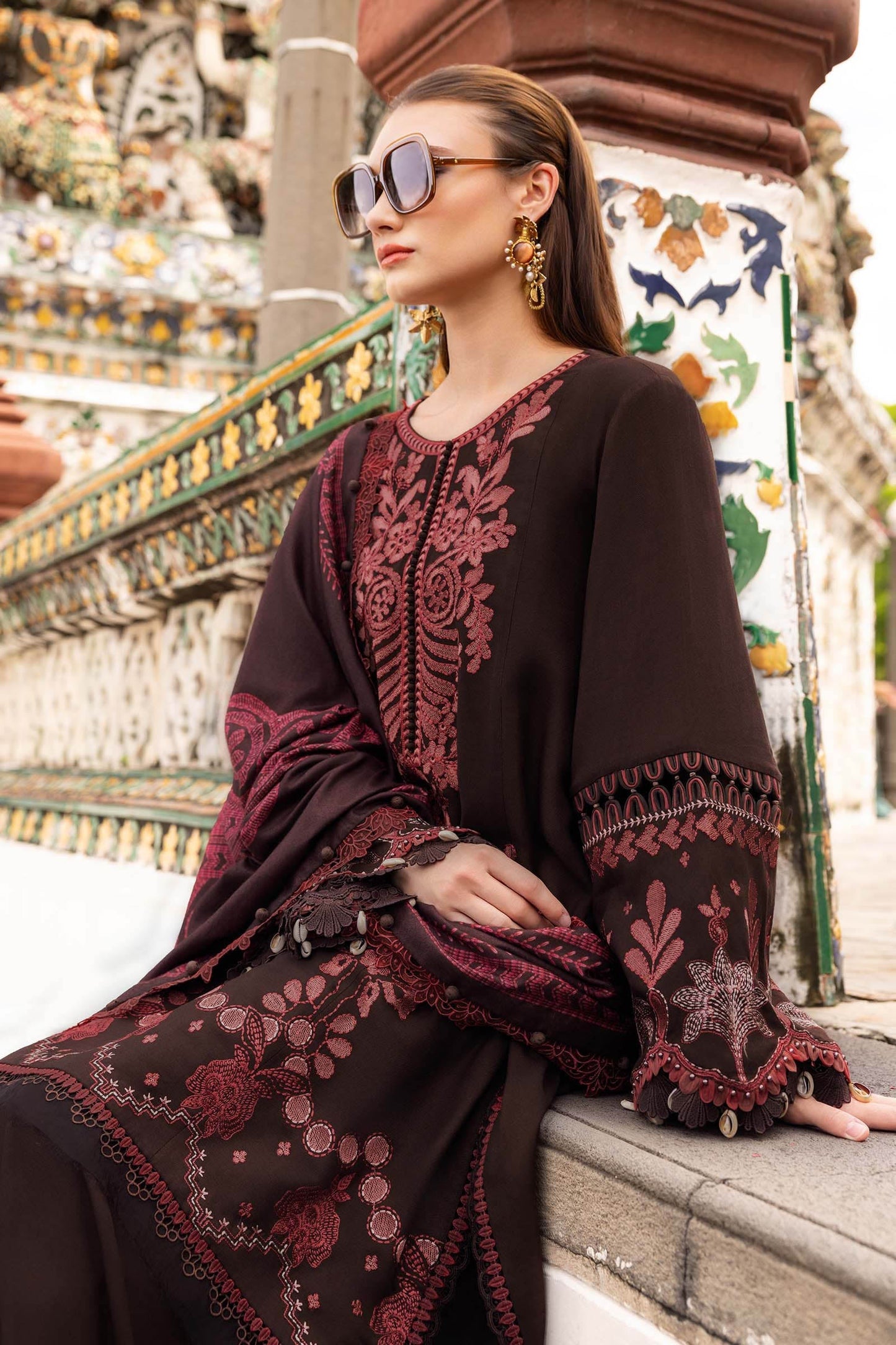 MPT-2804-A – authentic Pakistani dress from the M Prints Winter 25 collection for women in the UK