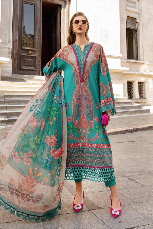 Maria B | M Prints Fall Edit 24 | MPT-2304-A - Ladies Clothes - Maria Faisal