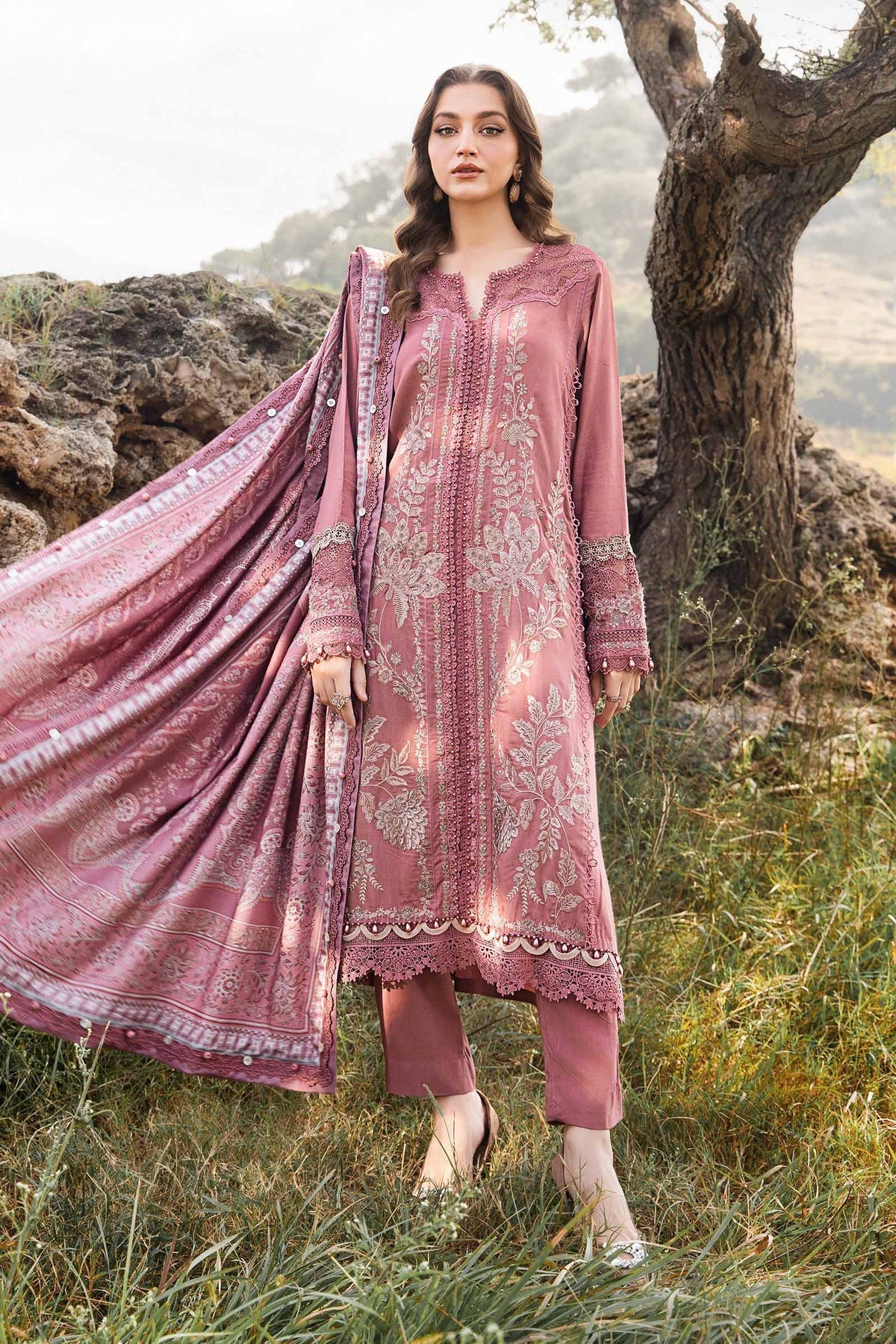 Maria B | M Prints Winter 24 | MPT-2404-A - Ladies Clothes - Maria Faisal
