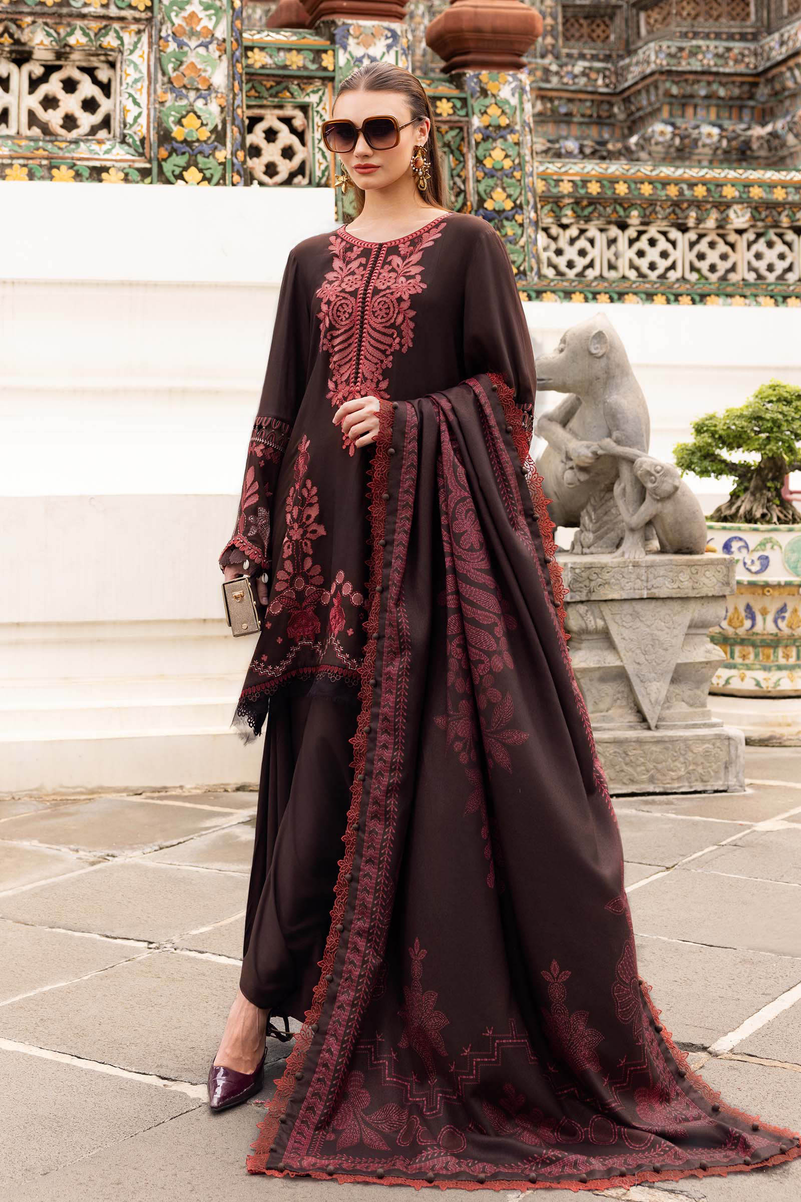 MPT-2804-A – authentic Pakistani dress from the M Prints Winter 25 collection for women in the UK