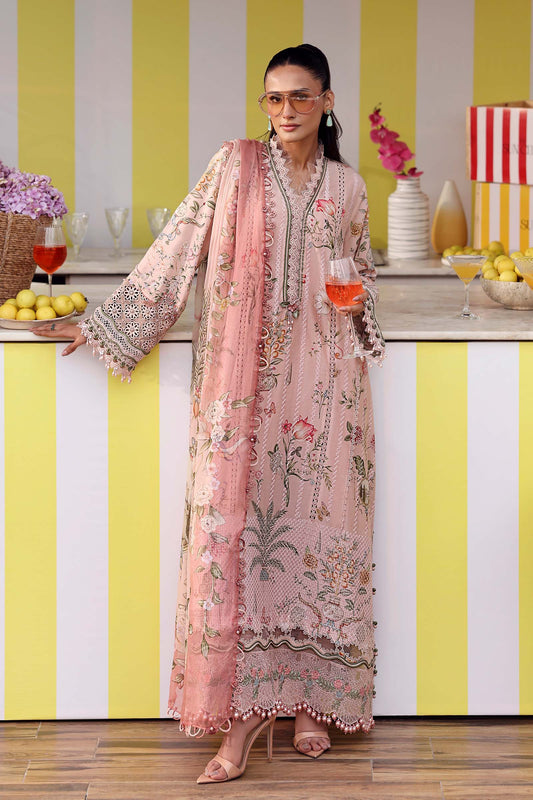 Maria B | M Prints 26 | MPT-3004-A - Luxury Dress - available at Maria Faisal in UK and USA.