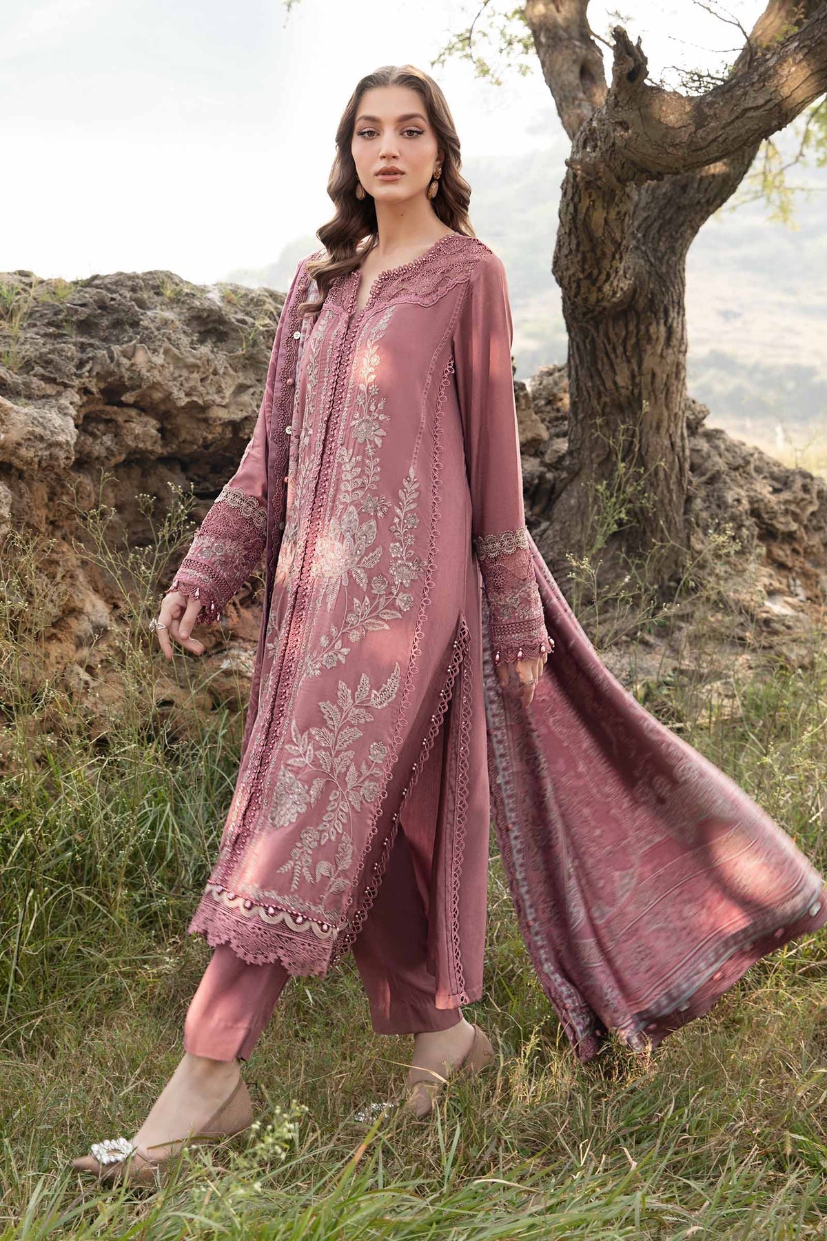 Maria B | M Prints Winter 24 | MPT-2404-A - Ladies Clothes - Maria Faisal