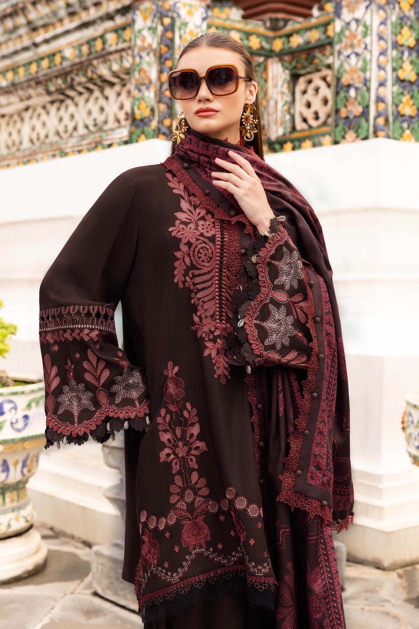 MPT-2804-A – authentic Pakistani dress from the M Prints Winter 25 collection for women in the UK