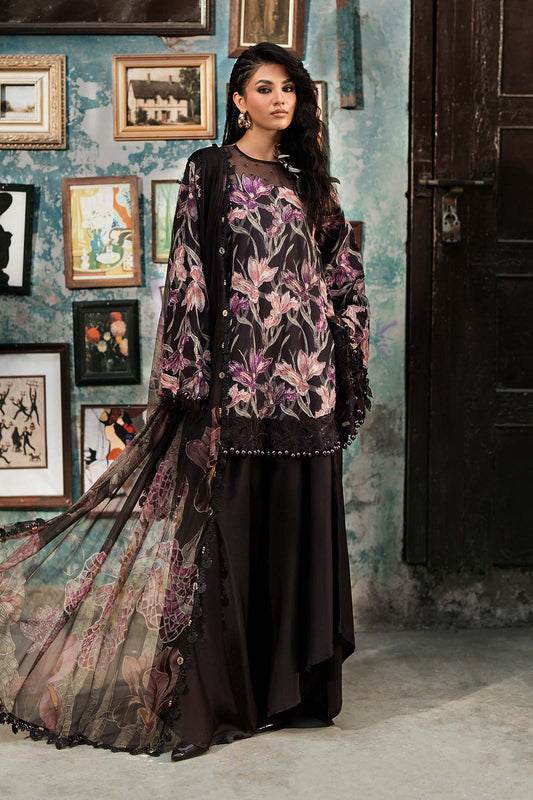Maria B | M Prints Winter Fall 2026 | MPT-3104-B - Luxury Dress - available at Maria Faisal in UK and USA.