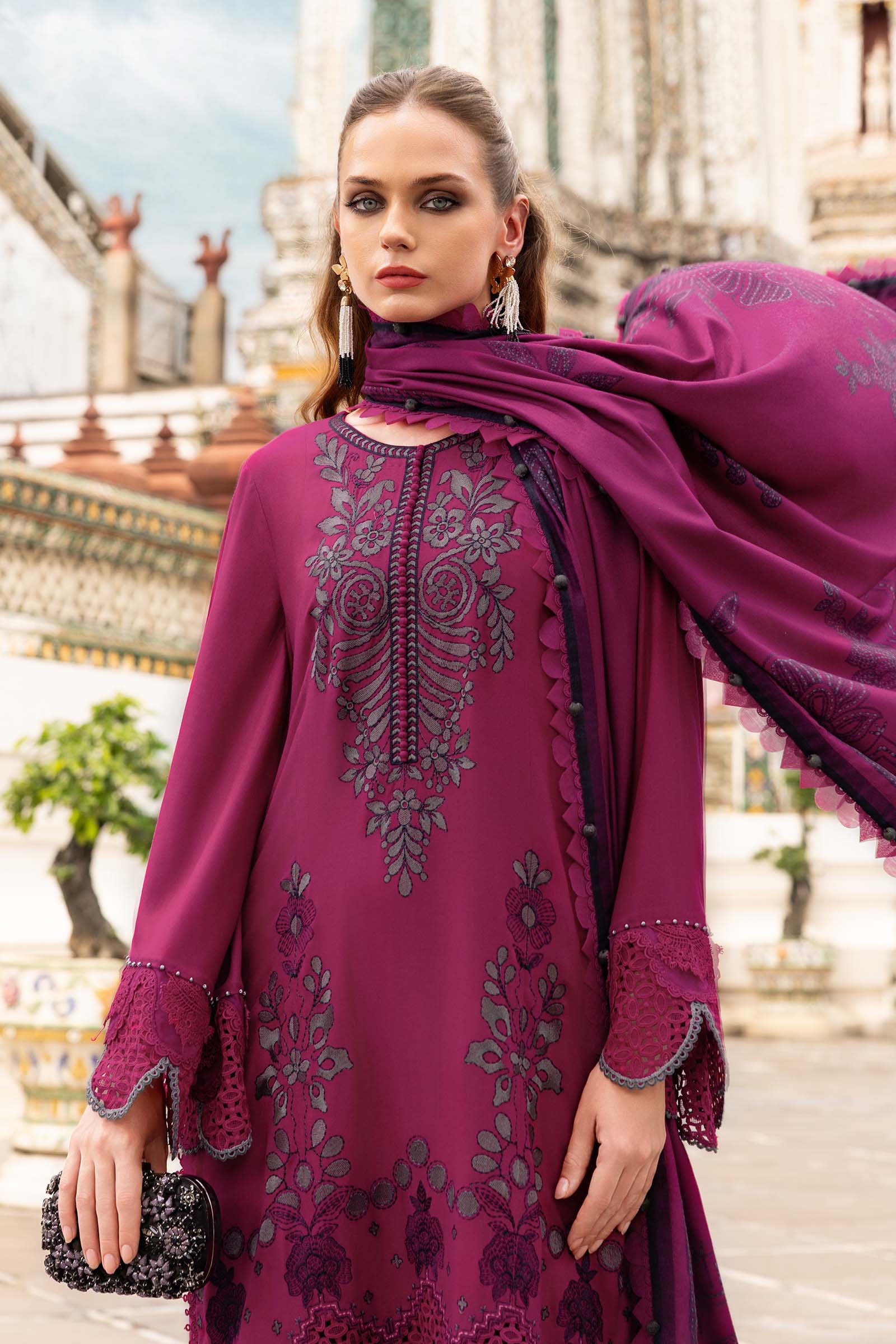 MPT-2804-B – authentic Pakistani dress from the M Prints Winter 25 collection for women in the UK