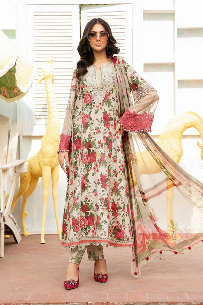 Maria.B | M Print Eid Edit | MPT-2204-B - Ladies Clothes 