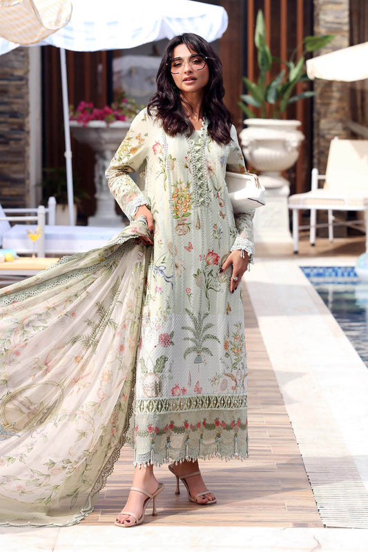 Maria B | M Prints 26 | MPT-3004-B - Luxury Dress - available at Maria Faisal in UK and USA.