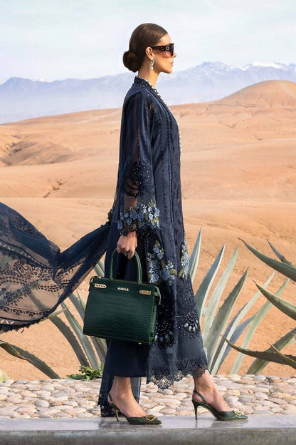 Maria B | Luxury Lawn 25 | D-2504-B by Maria Faisal - Registered Vendor of : Maria B - type : Ladies Clothes - 100% original wedding dresses