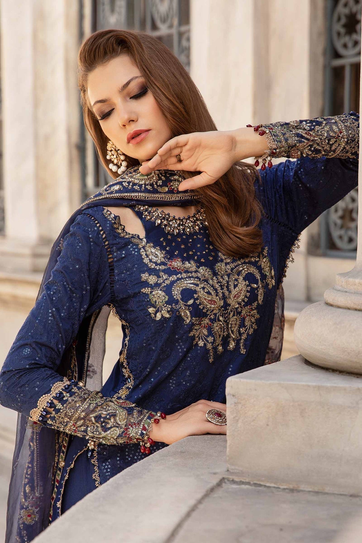 Maria B | Sateen Formals 24 | CST-804 - Ladies Clothes - Maria Faisal