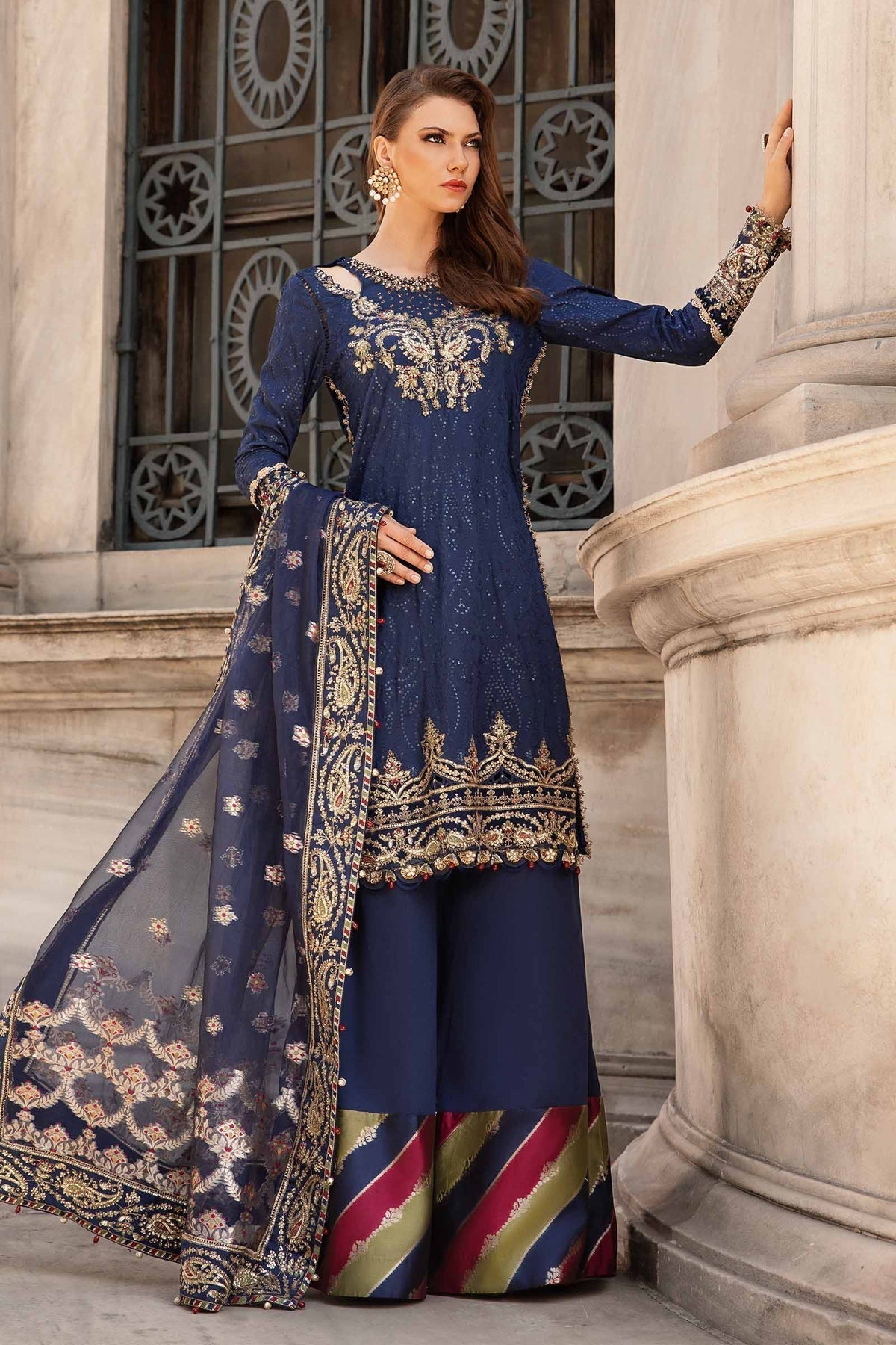Maria B | Sateen Formals 24 | CST-804 - Ladies Clothes - Maria Faisal