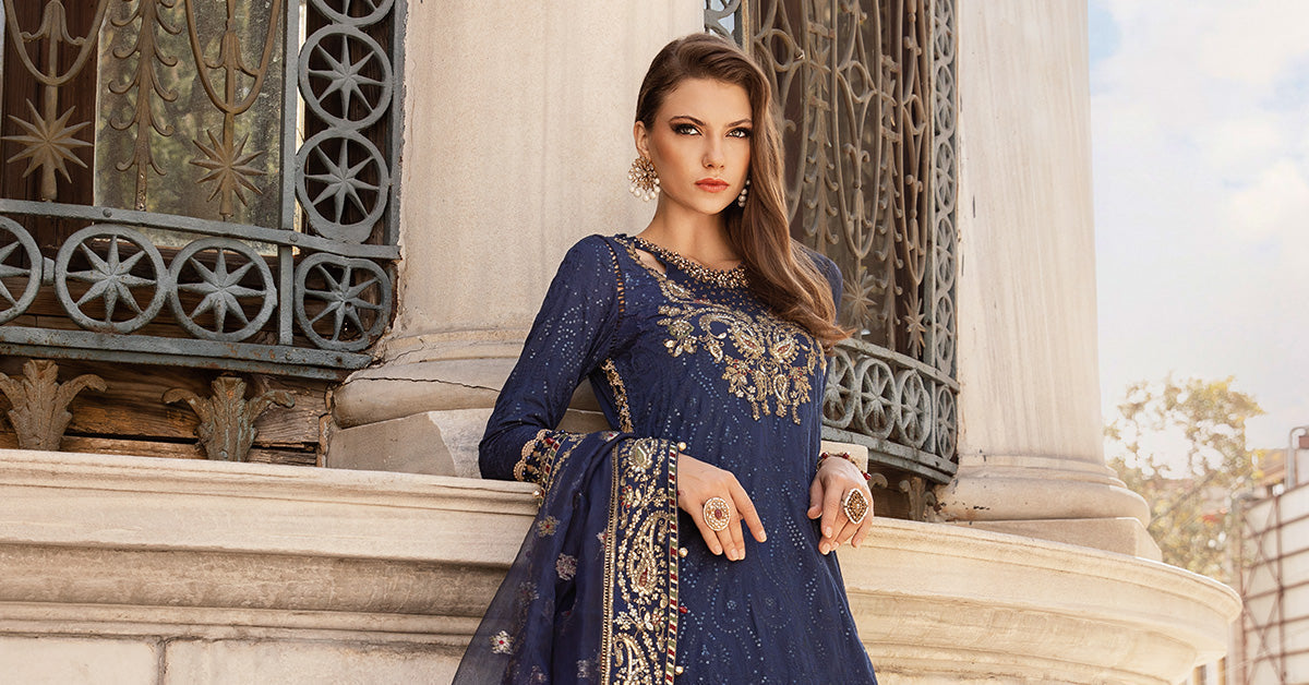 Maria B | Sateen Formals 24 | CST-804 - Ladies Clothes - Maria Faisal
