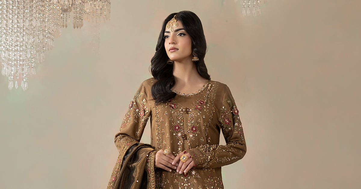 Maria B | Soiree Formals | WFS-09-04 - Formal Dress - available at Maria Faisal in UK and USA.