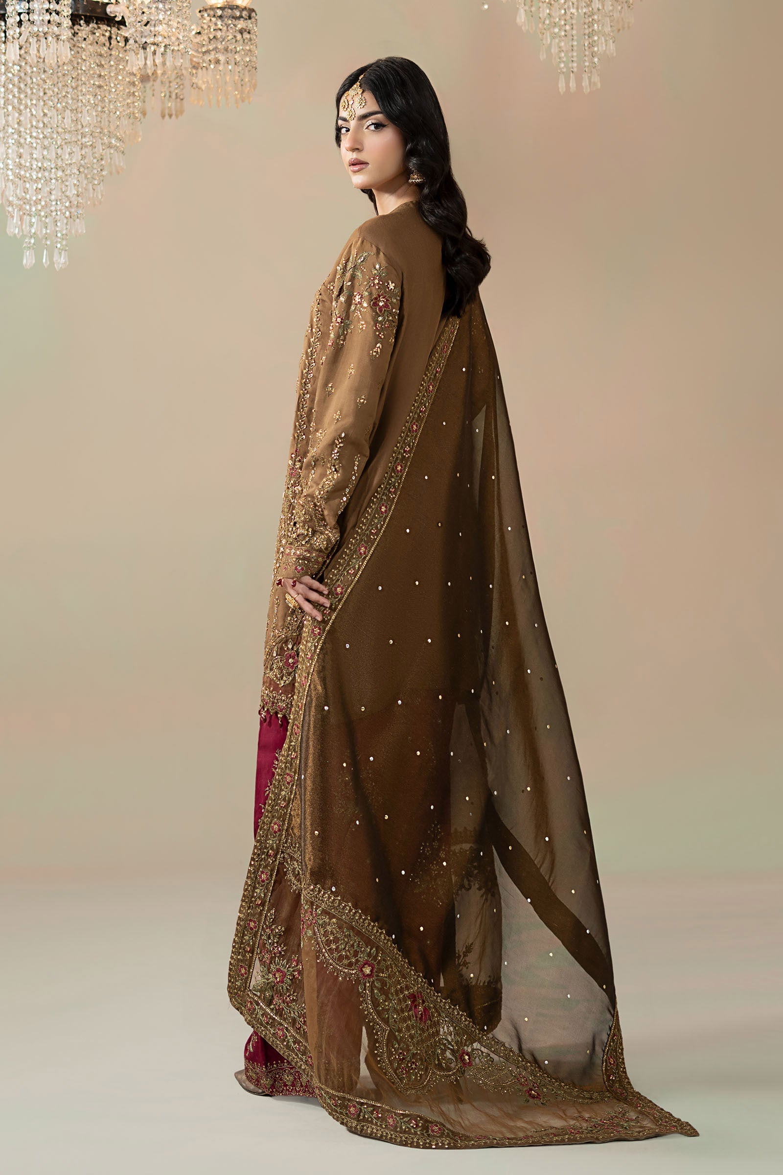 Maria B | Soiree Formals | WFS-09-04 - Formal Dress - available at Maria Faisal in UK and USA.