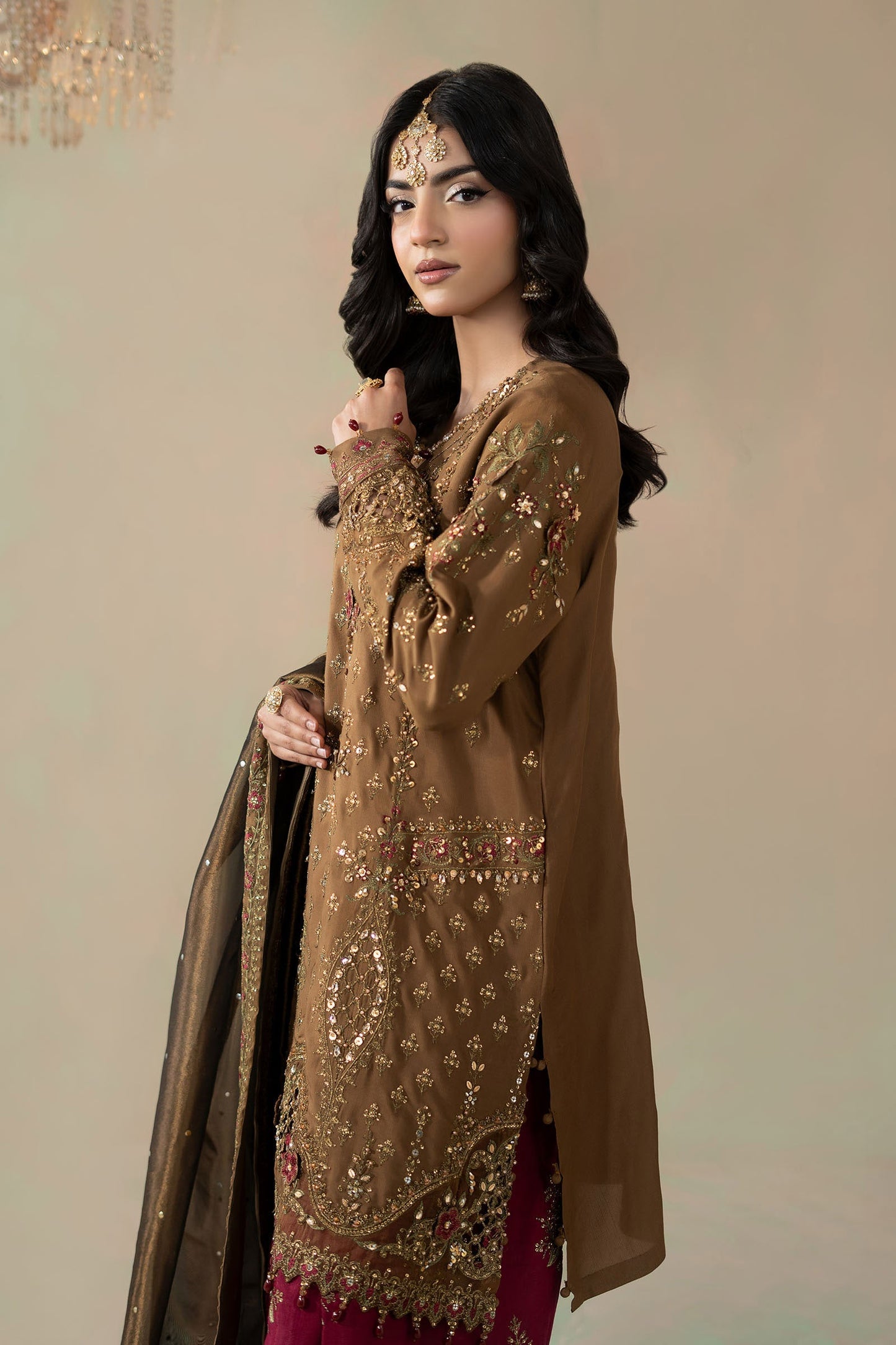 Maria B | Soiree Formals | WFS-09-04 - Formal Dress - available at Maria Faisal in UK and USA.