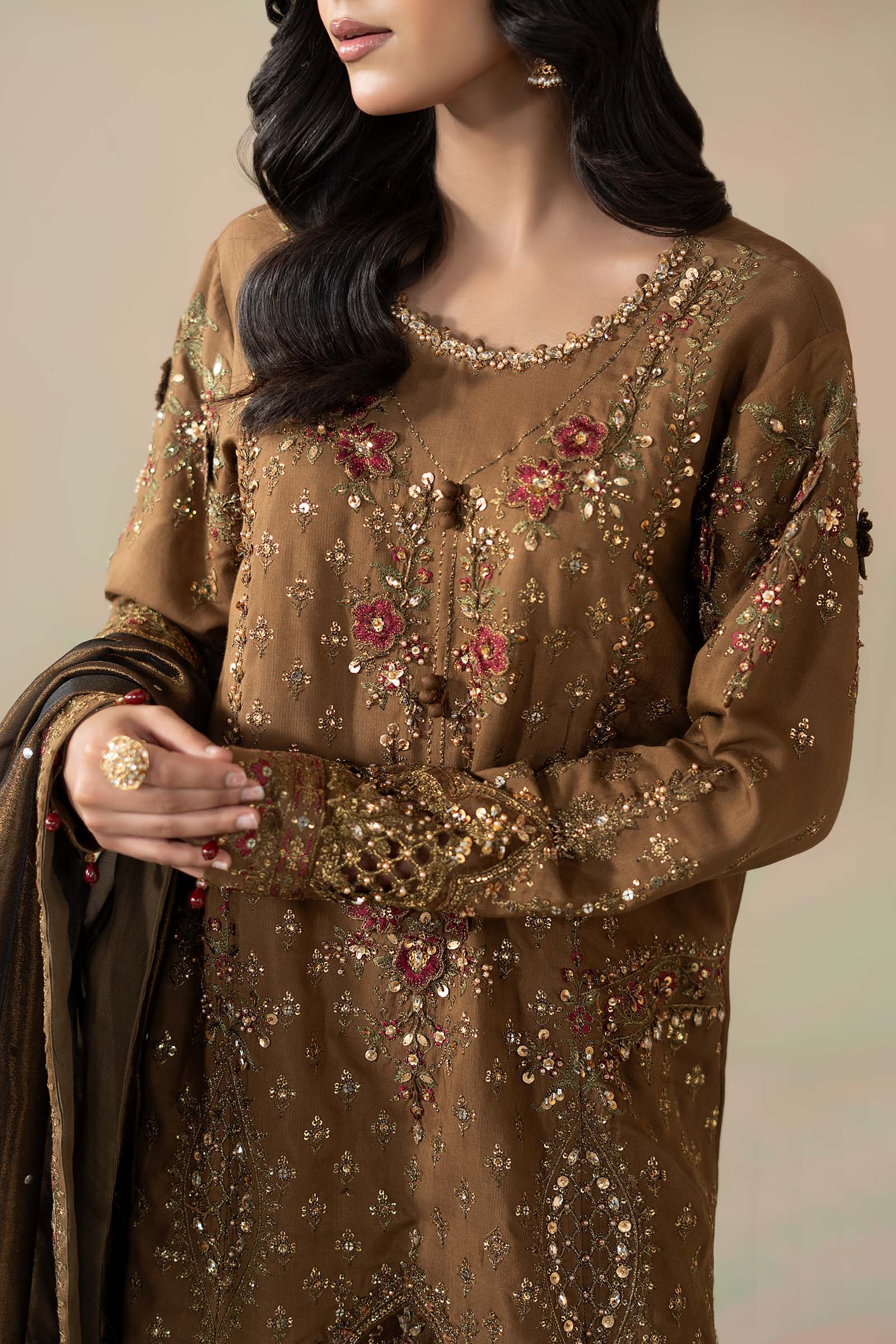 Maria B | Soiree Formals | WFS-09-04 - Formal Dress - available at Maria Faisal in UK and USA.