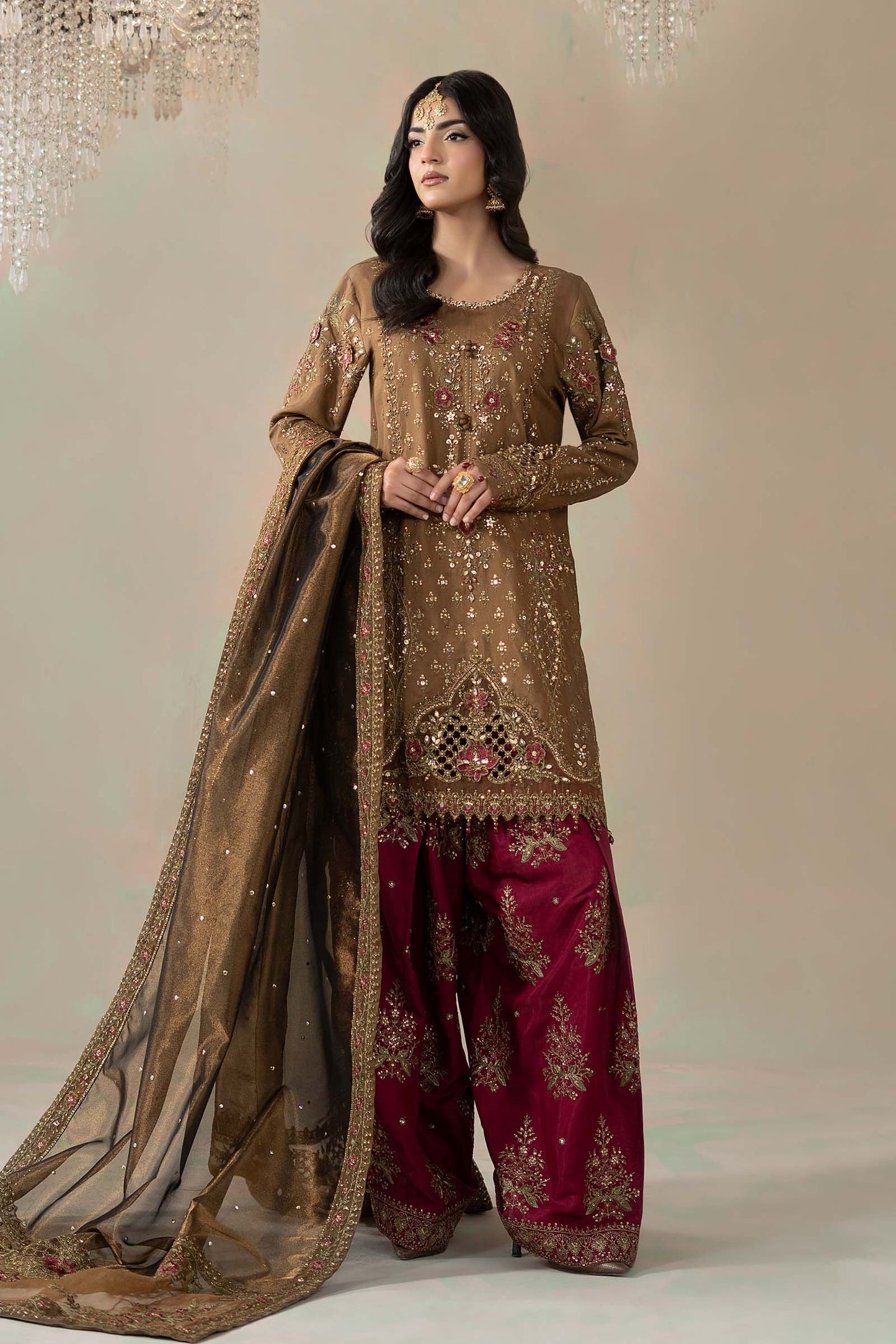 Maria B | Soiree Formals | WFS-09-04 - Formal Dress - available at Maria Faisal in UK and USA.