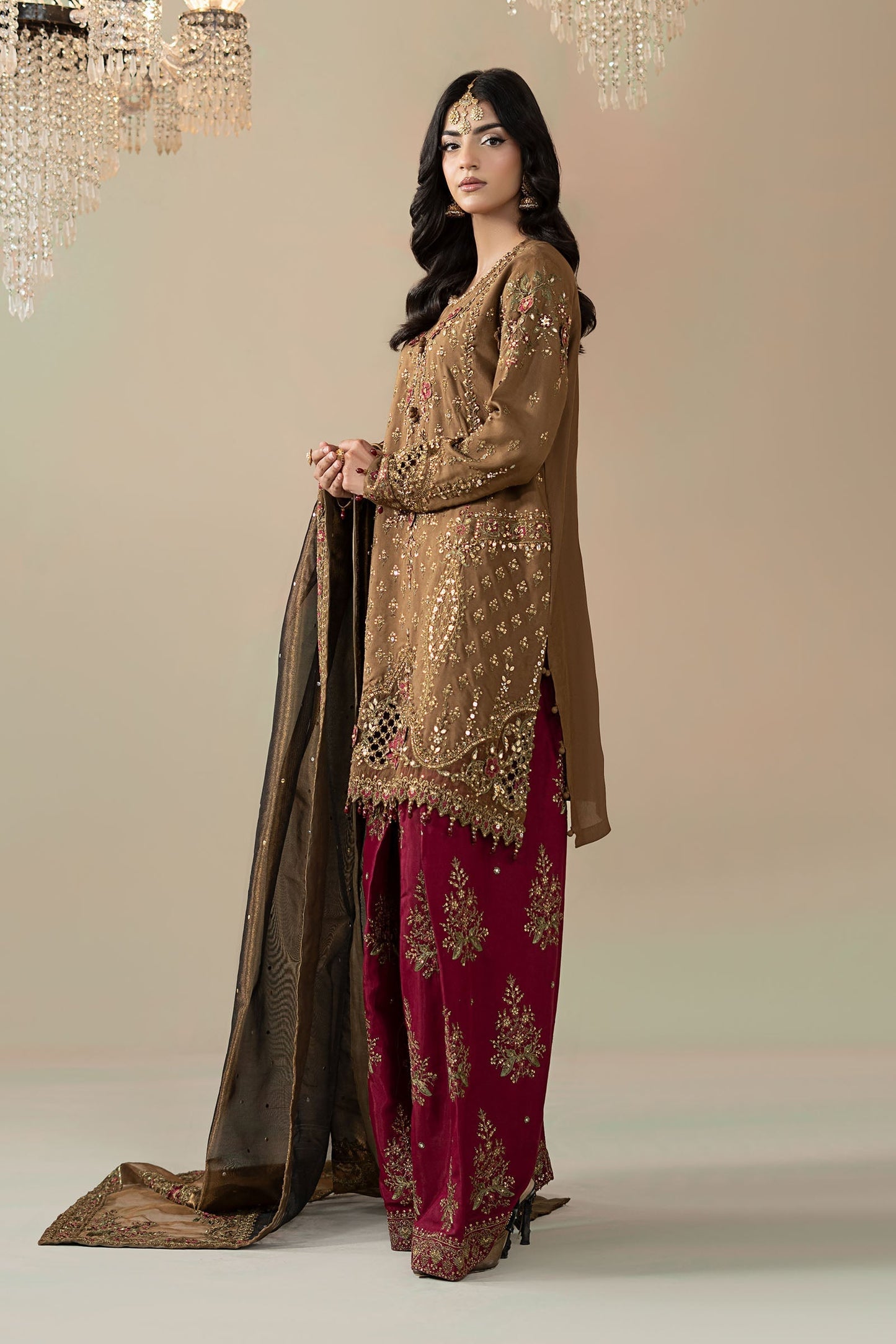 Maria B | Soiree Formals | WFS-09-04 - Formal Dress - available at Maria Faisal in UK and USA.