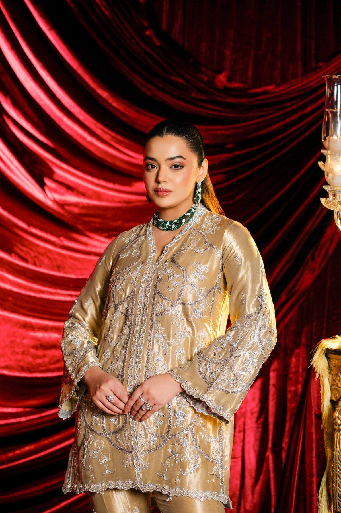 Sable Vogue | Laal Bagh Bridal Collection | SLB-1553 - Bridal Dress - available at Maria Faisal in UK and USA.