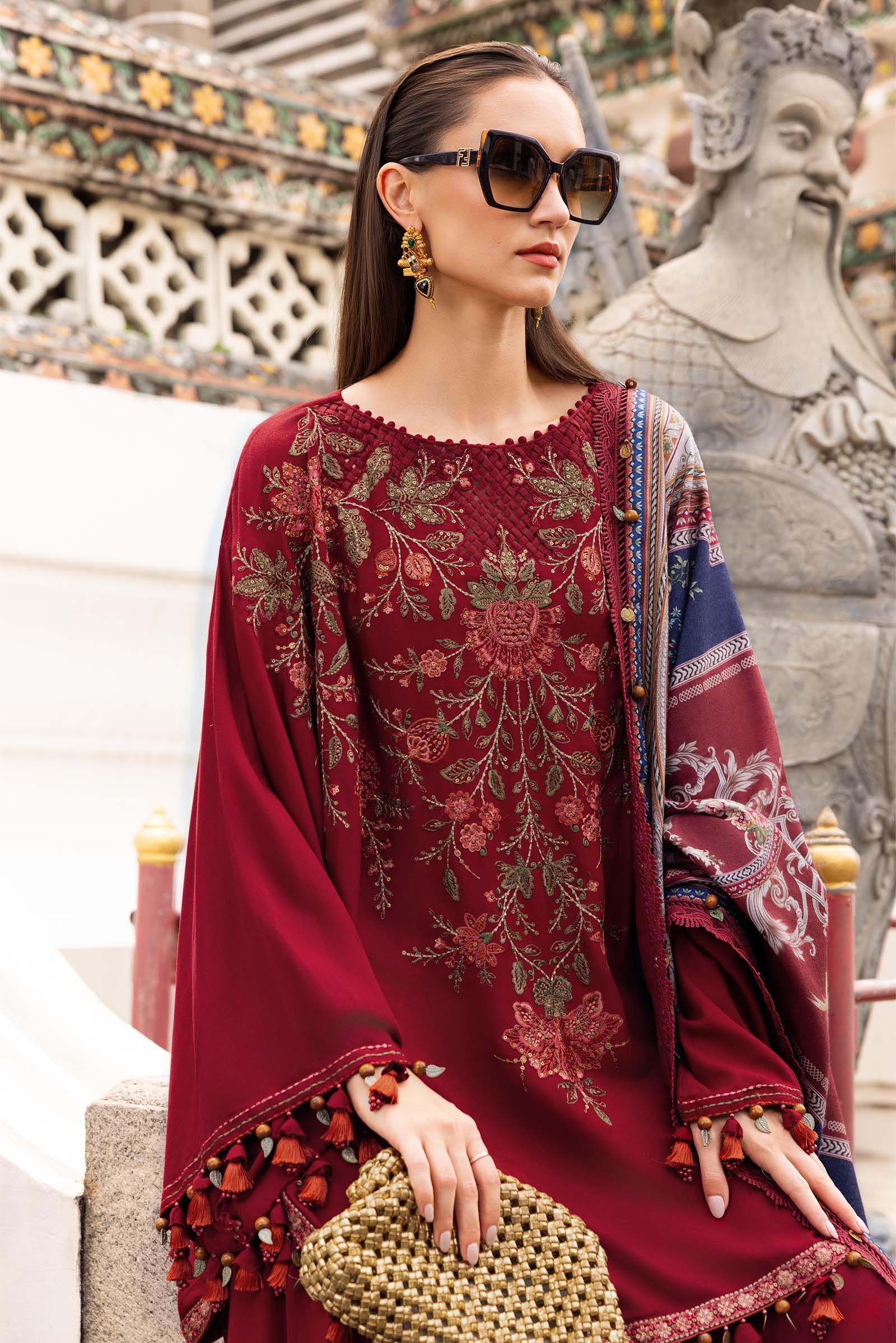 MPT-2805-A – authentic Pakistani dress from the M Prints Winter 25 collection for women in the UK