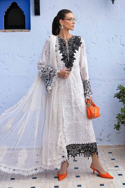 Maria B | Luxury Lawn 25 | D-2505-A by Maria Faisal - Registered Vendor of : Maria B - type : Ladies Clothes - 100% original wedding dresses