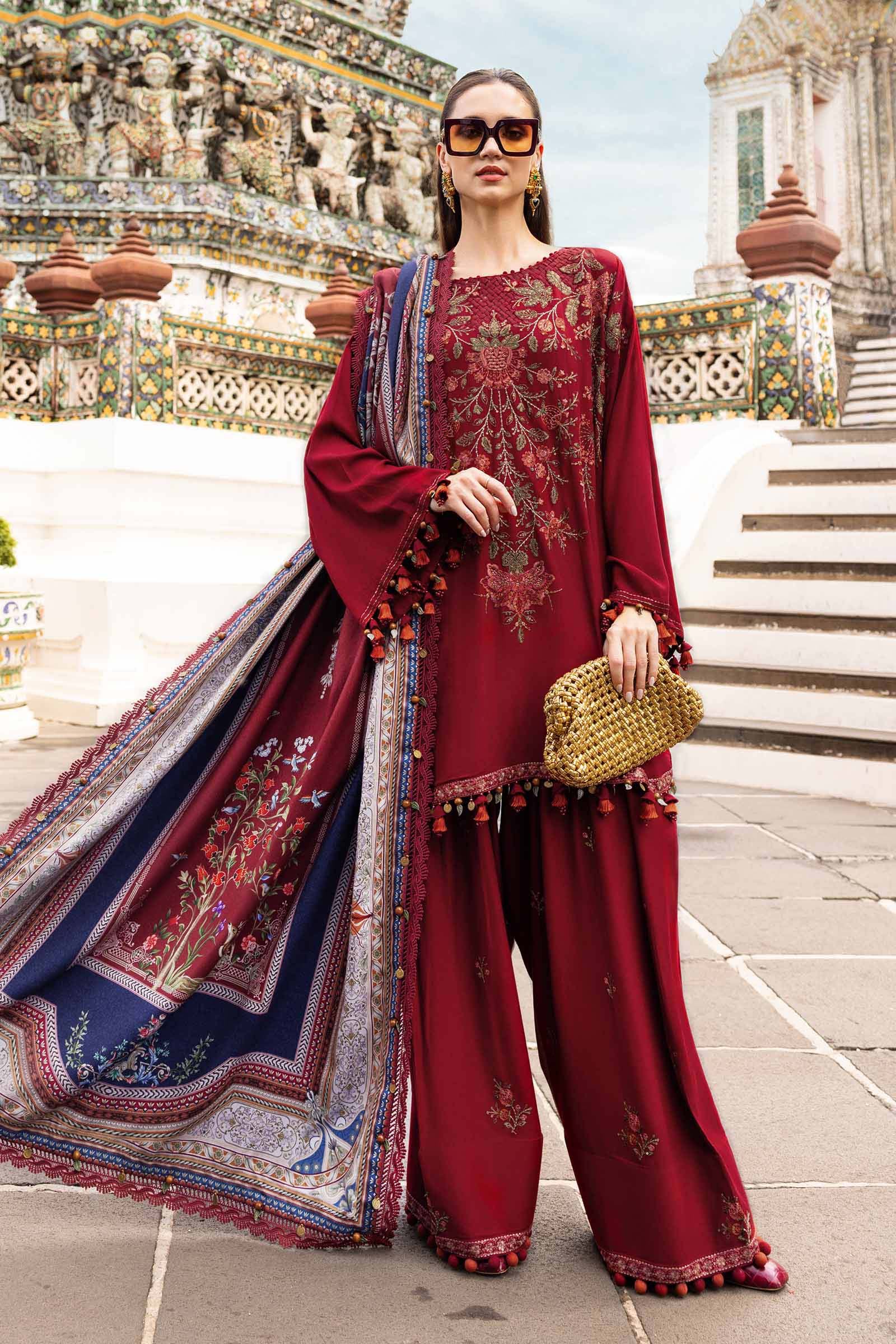 MPT-2805-A – authentic Pakistani dress from the M Prints Winter 25 collection for women in the UK